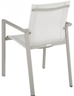 Delia Karmstol Textilene - Khaki / Off White