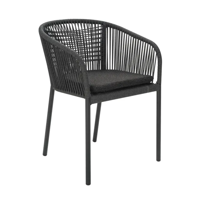 Delta Karmstol Svart/Teddy Black Svart