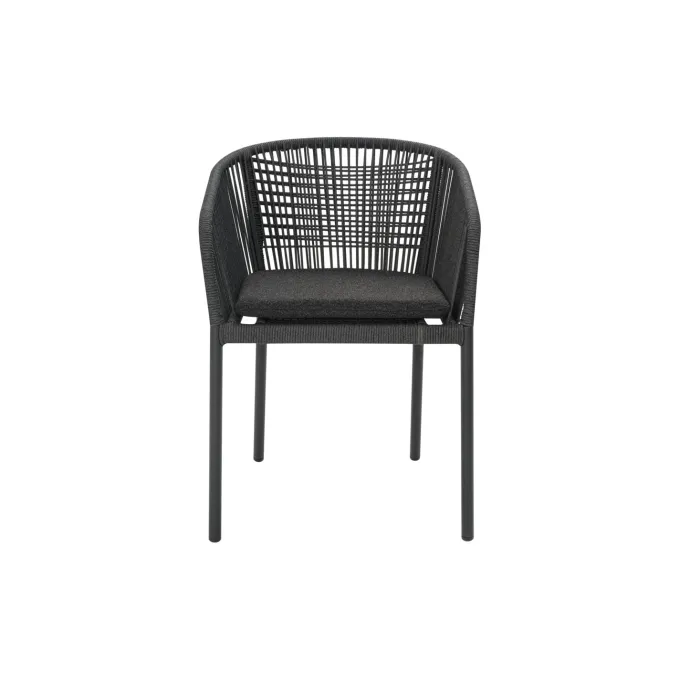 Delta Karmstol Svart/Teddy Black Svart