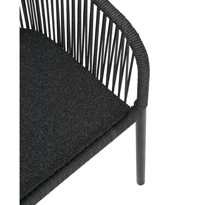 Delta Karmstol Svart/Teddy Black Svart