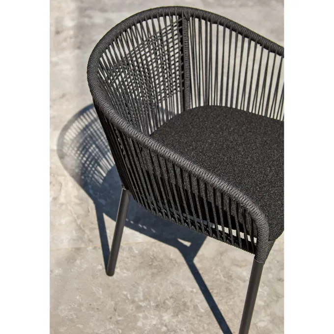 Delta Karmstol Svart/Teddy Black Svart