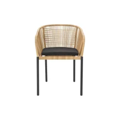 Delta Karmstol Svart/Teddy Black Natur
