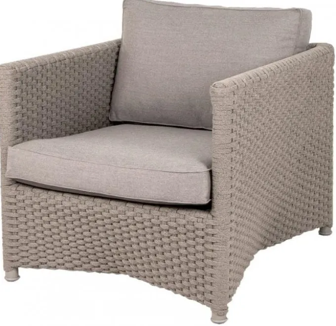 Diamond lounge fåtölj inkl. Dyna Taupe