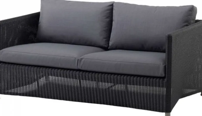 Diamond 2-sits lounge soffa inkl. Dyna Grafit