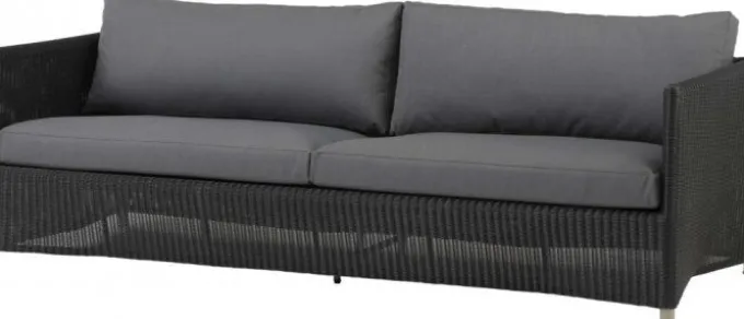 Diamond 3-sits lounge soffa inkl. Dyna Grafit