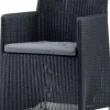 Diamond stol inkl. Sunbrella Natte dyna Grafit