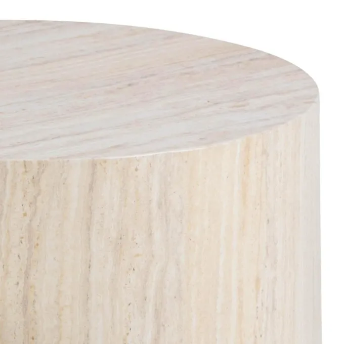 Dijon Satsbord Rund 58x58 cm Travertin