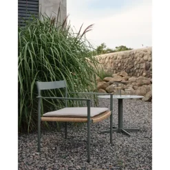DK Loungestol Nordic Green/Natur