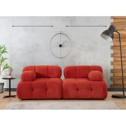Doblo 2-sits (200 x 100 x 80 cm) 2-sitssoffa Röd