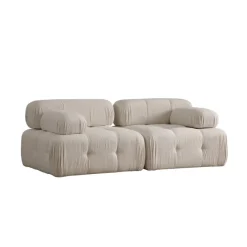Doblo 2-sits (200 x 100 x 80 cm) 2-sitssoffa Creme