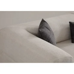 Doha 3-sits (225 x 93 x 75 cm) 3-sitssoffa Vit