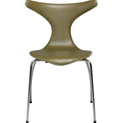 Dolphin Stol Moss Green Art.Leather