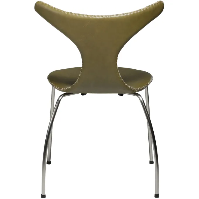Dolphin Stol Moss Green Art.Leather