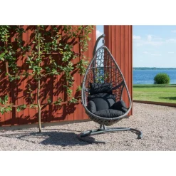 Droppen Vilfåtölj Grå