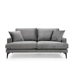 Dushanbe 2-sits (175 x 90 x 88 cm) 2-sitssoffa Grå