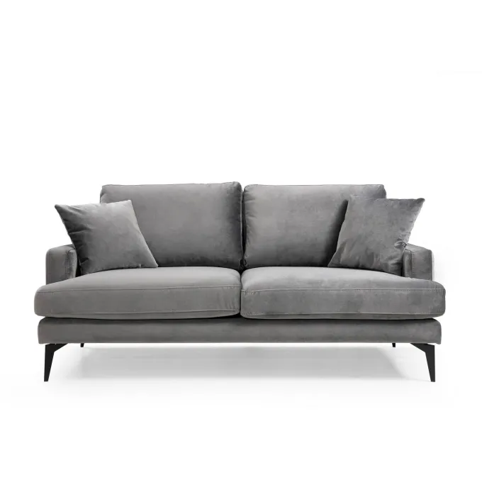 Dushanbe 2-sits (175 x 90 x 88 cm) 2-sitssoffa Grå