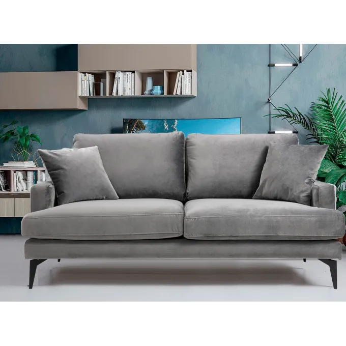 Dushanbe 2-sits (175 x 90 x 88 cm) 2-sitssoffa Grå