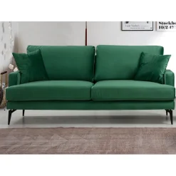 Dushanbe 2-sits (175 x 90 x 88 cm) 2-sitssoffa Grön