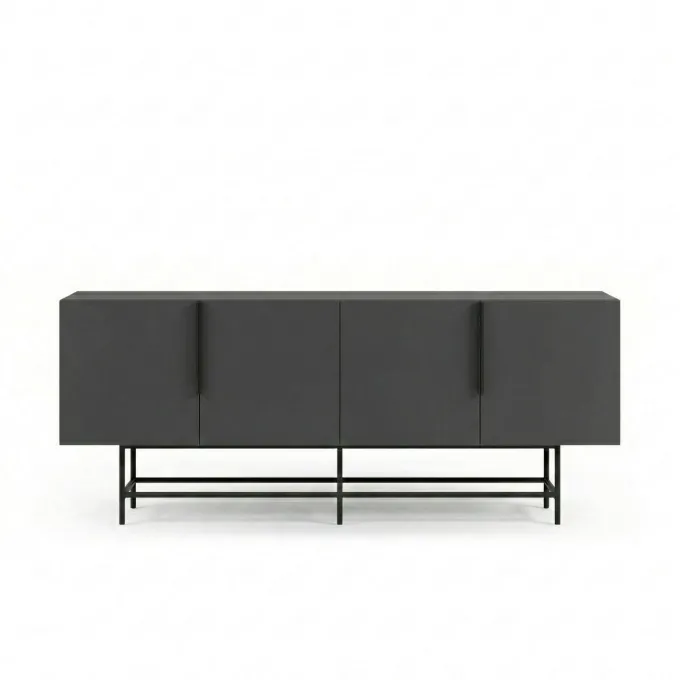 Edinburgh Sideboard Antracit / Svart