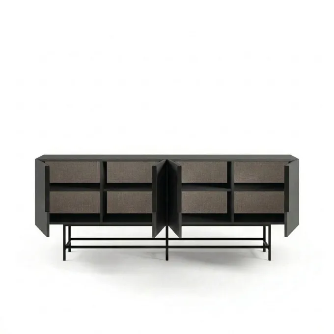 Edinburgh Sideboard Antracit / Svart