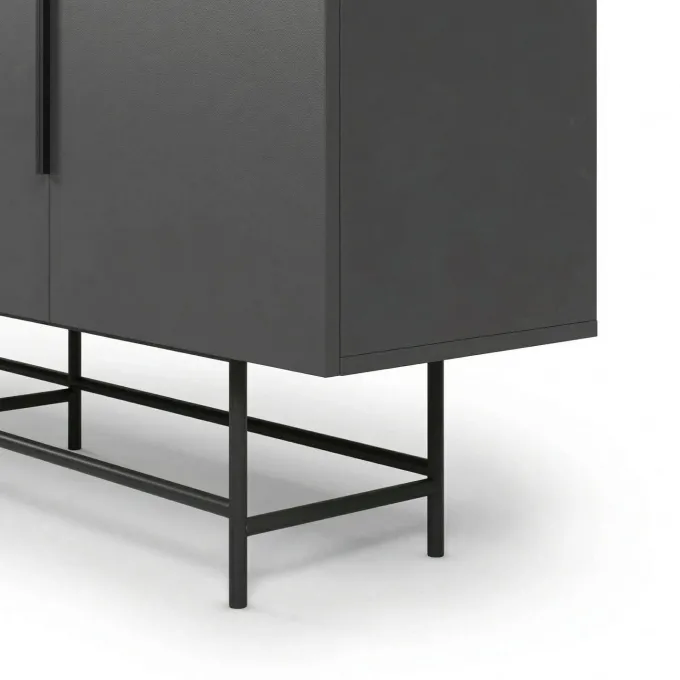 Edinburgh Sideboard Antracit / Svart