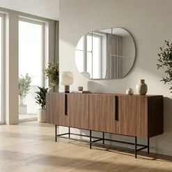 Edinburgh Sideboard Milano valnöt / Svart