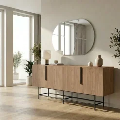 Edinburgh Sideboard Naturlig ek / Svart