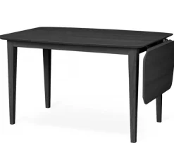 Ella Matbord 125x85cm med klaff Svart