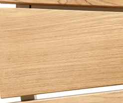 Ellen Cafébord 80 cm Rund Teak/Vit
