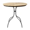 Ellen Cafébord Ø80cm i Teak och Aluminium Antracit