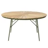 Ellen Trädgårdsbord i Teak och Aluminium 150 cm, Grön