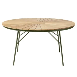 Ellen Trädgårdsbord i Teak och Aluminium 150 cm, Grön