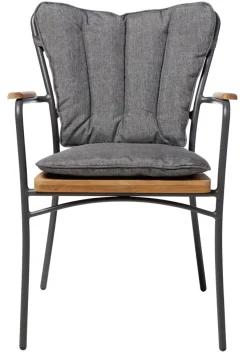 Ellen Trädgårdsstol i Teak och Aluminium Sandy Grey