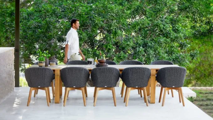 Endless Matbord 100x332cm Teak
