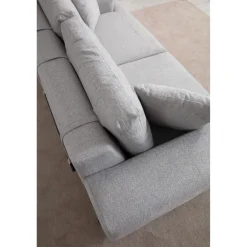Eti Oak 3-sits (220 x 98 x 78 cm) 3-sitssoffa Grå
