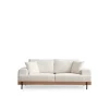 Eti Oak 3-sits (220 x 98 x 78 cm) 3-sitssoffa Vit