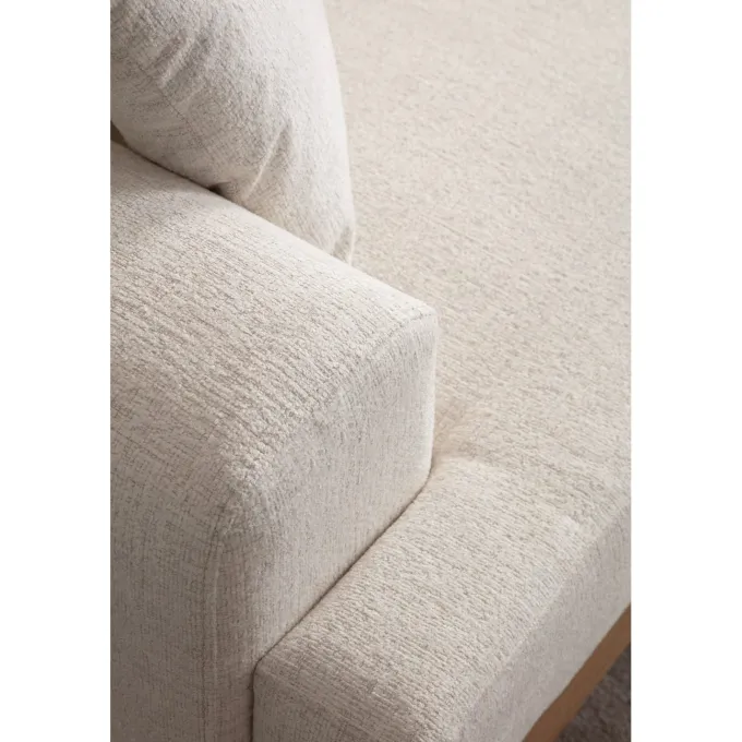 Eti Oak 3-sits (220 x 98 x 78 cm) 3-sitssoffa Vit
