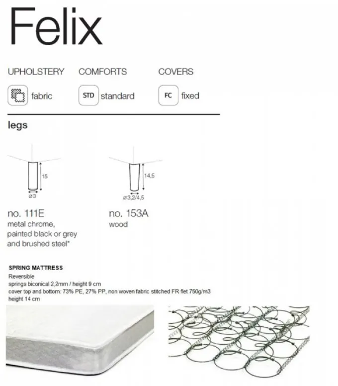 Felix 3-sits Bäddsoffa Wildflower Cream