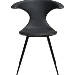 Flair Stol Black Leather, Black