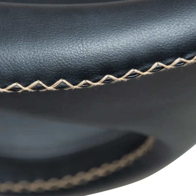 Flair Stol Raven Black Art.Leather, Black