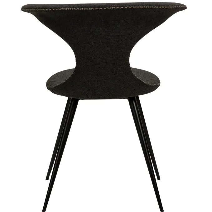 Flair Stol Raven Black, Round Black
