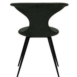 Flair Stol Sage Green, Round Black