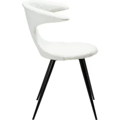 Flair Stol Snow Bouclé, Black