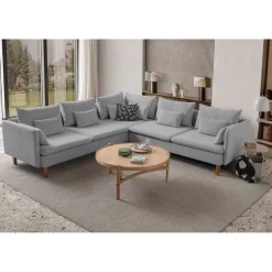 Flexy L (194 x 95 x 154 cm) Hörnsoffa Grå