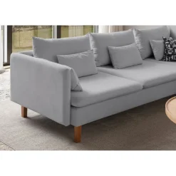 Flexy L (194 x 95 x 154 cm) Hörnsoffa Grå
