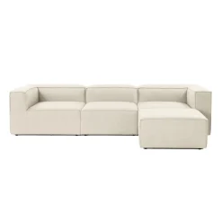 Fora (297 x 66 x 190 cm) Hörnsoffa Ecru