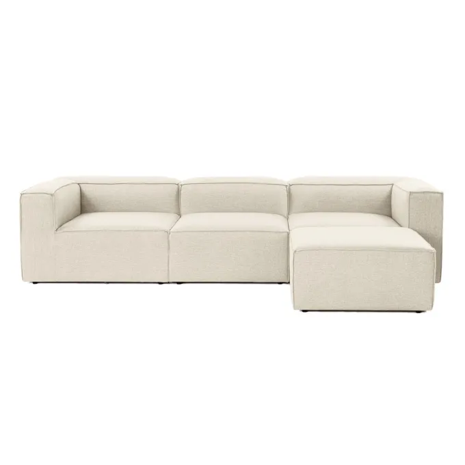 Fora (297 x 66 x 190 cm) Hörnsoffa Ecru
