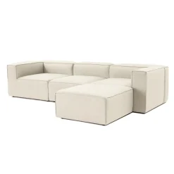 Fora (297 x 66 x 190 cm) Hörnsoffa Ecru