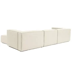 Fora (297 x 66 x 190 cm) Hörnsoffa Ecru