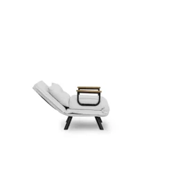 Freetown Single (26 x 120 x 60 cm) 1-sits bäddsoffa Vit